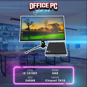 Máy tính Tiny i3 10100T/ram 8GB/SSD 240GB/Wifi/BT