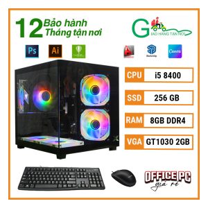Máy tính Core i5 8400/Ram 8GB/SSD 256GB/VGA 1030 2GB