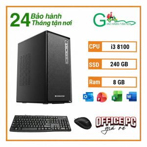 Máy tính i3-8100/ram 8GB/SSD 240GB